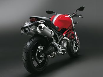Ducati Monster 696 Red Rear screenshot