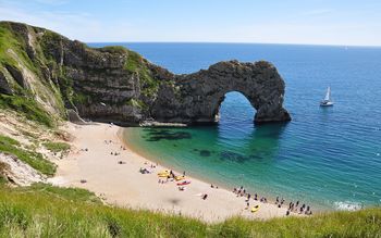 Durdle Door Lulworth Cove Dorset England screenshot