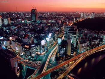 Dusk Tokyo Japan screenshot