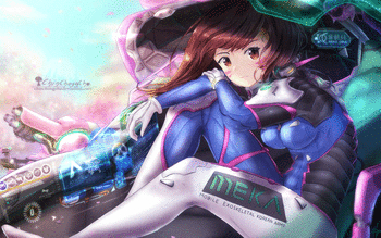 DVa Overwatch Artwork screenshot