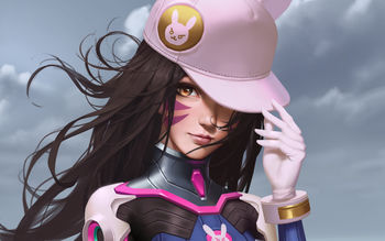 Dva Overwatch Fant art screenshot