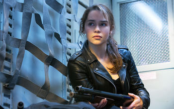 Emilia Clarke as Sarah Connor screenshot