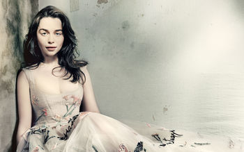 Emilia Clarke British Vogue screenshot
