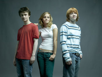 Emma Watson Daniel Radcliffe Harry Potter Cast screenshot
