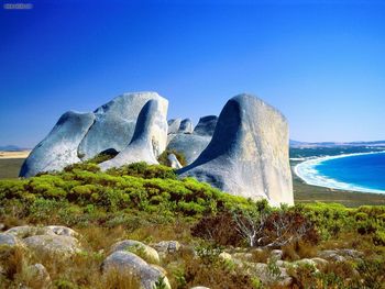 Eroded Granite Cheynes Beach Australia screenshot