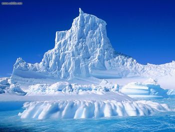 Eroded Iceberg In The Lemaire Channel Antarctica screenshot