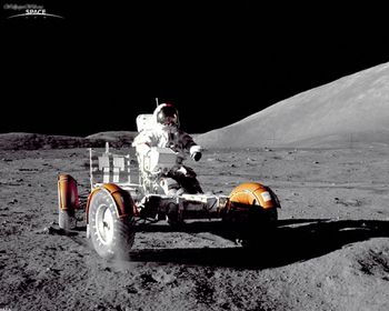 Eugene Cernan At Apollo 17 screenshot
