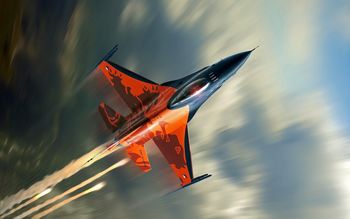 F 16 Fighting Falcon Fighter Aircraft screenshot