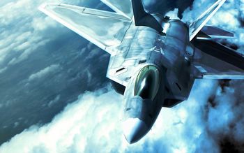 F 22 Raptor in Ace Combat screenshot
