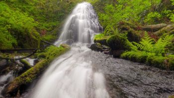 Fairy Falls Columbia Gorge Oregon screenshot