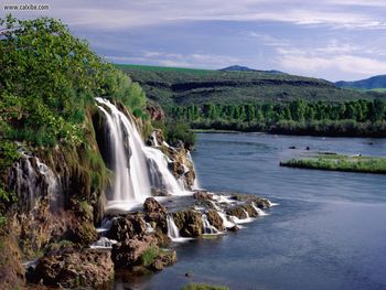 Fall Creek Fallsand Snake River Idaho screenshot