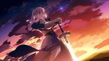 Fate Stay Night  Saber screenshot