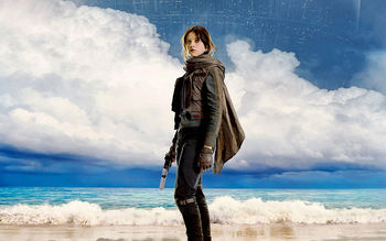 Felicity Jones Jyn Erso Rogue One screenshot