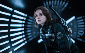 Felicity Jones Rogue One A Star Wars Story screenshot