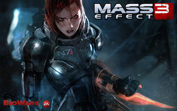 Female Shepard in Mass Effect 3 screenshot