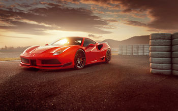 Ferrari 488 GTB Novitec Rosso N Largo 4K screenshot