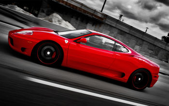 Ferrari on Forged CF 5 Wheels screenshot