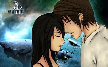 Final Fantasy VIII 8 Riona Und Squall screenshot
