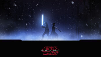 Finn Rey The Force Awakens screenshot