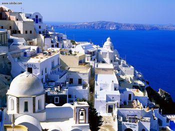 Fira Santorini Cyclades Islands Greece screenshot