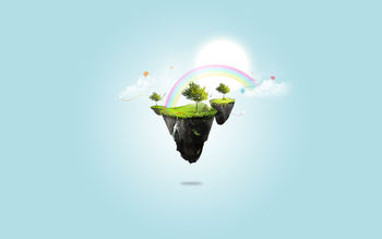 Floating Rainbow Island screenshot