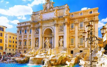 Fontana di Trevi Rome Italy screenshot