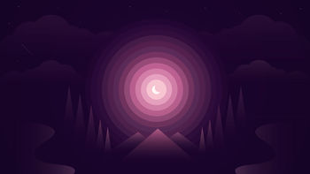 Forest Purple Gradient 4K screenshot