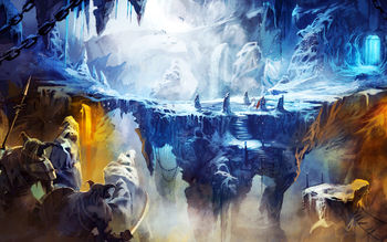 Frozen Cave in Trine 2 screenshot