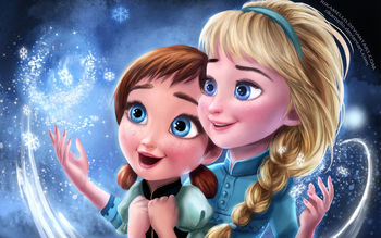 Frozen Elsa Anna Sisters screenshot