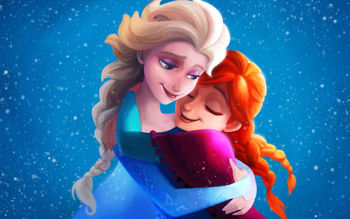 Frozen Sisters Elsa Anna 4K screenshot