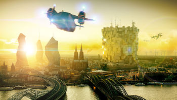 Future City Deus Ex Mankind Divided screenshot