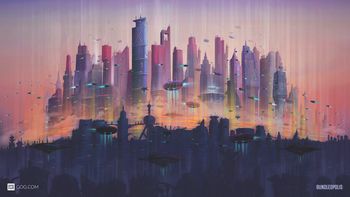 Future Cityscape 4K screenshot