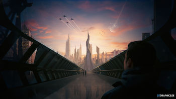 Futuristic City Concept screenshot