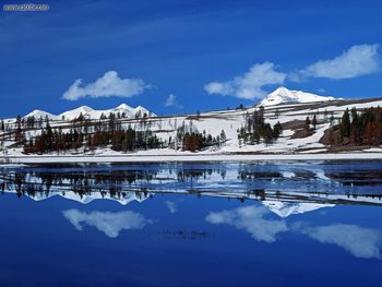 Gallatin Mountains Swan Lake Flat Yellowstone National Park Wyoming screenshot