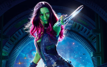 Gamora Guardians of the Galaxy Vol 2 4K HD screenshot