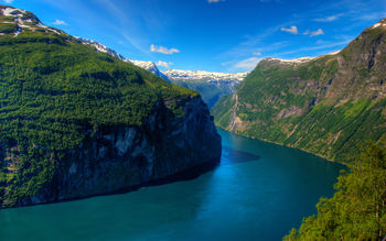 Geirangerfjord Fjord Norway screenshot