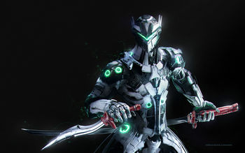 Genji Artwork Overwatch screenshot