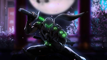 Genji Overwatch 4K screenshot