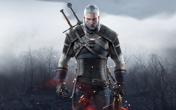 Geralt of Rivia in The Witcher 3 Wild Hunt screenshot