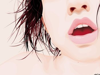 Girl Lips Vector screenshot