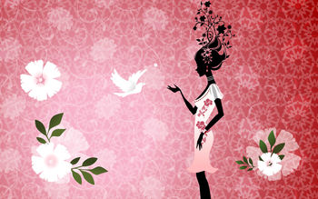 Girl with Dove screenshot
