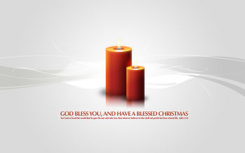 God Bless You Christmas Candles screenshot