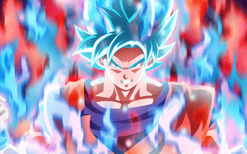 Goku Dragon Ball Super 5K screenshot