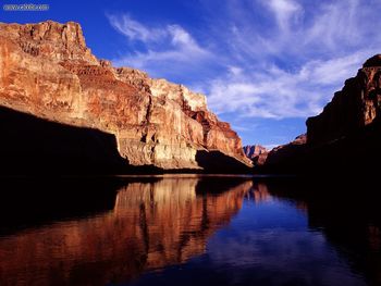 Grand Canyon Reflected In The Colorado River Arizona screenshot