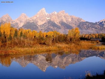 Grand Reflection Grand Teton National Park Wyoming screenshot