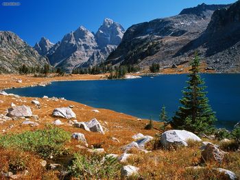 Grand Teton And Lake Solitude Wyoming screenshot