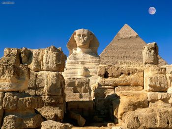 Great Sphinx Of Giza Pyramid In Egypt screenshot