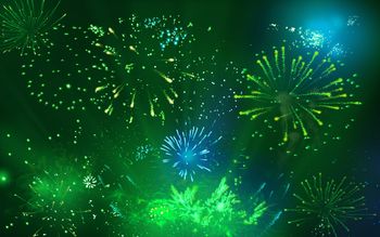 Green Fireworks 2 screenshot