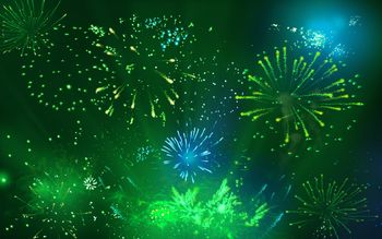 Green Fireworks 2 screenshot