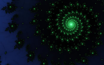Green Spiral Abstract screenshot